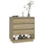 Aparador de madera contrachapada roble Sonoma 70x41x75 cm de , Aparadores - Ref: Foro24-809551, Precio: 71,55 €, Descuento: %