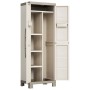 Keter Armario almacenaje multiusos Excellence beige y taupe 182 cm de , Taquillas y armarios de almacenamiento - Ref: Foro24-...