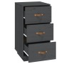 Mesitas de noche 2 uds madera maciza pino gris 40x40x75 cm de , Mesitas de noche - Ref: Foro24-818340, Precio: 188,16 €, Desc...