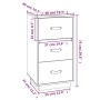 Mesitas de noche 2 uds madera maciza pino gris 40x40x75 cm de , Mesitas de noche - Ref: Foro24-818340, Precio: 188,16 €, Desc...