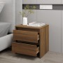 Mesita de noche madera ingeniería marrón roble 45x34,5x44,5 cm de , Mesitas de noche - Ref: Foro24-813042, Precio: 43,51 €, D...