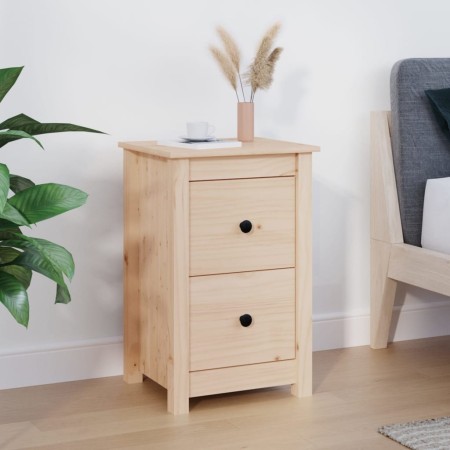 Mesita de noche madera maciza de pino 40x35x61,5 cm de , Mesitas de noche - Ref: Foro24-820946, Precio: 59,31 €, Descuento: %