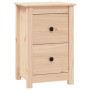 Mesita de noche madera maciza de pino 40x35x61,5 cm de , Mesitas de noche - Ref: Foro24-820946, Precio: 59,31 €, Descuento: %