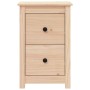 Mesita de noche madera maciza de pino 40x35x61,5 cm de , Mesitas de noche - Ref: Foro24-820946, Precio: 59,31 €, Descuento: %