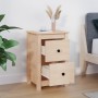Mesita de noche madera maciza de pino 40x35x61,5 cm de , Mesitas de noche - Ref: Foro24-820946, Precio: 59,31 €, Descuento: %