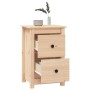 Mesita de noche madera maciza de pino 40x35x61,5 cm de , Mesitas de noche - Ref: Foro24-820946, Precio: 59,31 €, Descuento: %