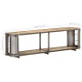 Mueble para TV de madera maciza de mango 150x30x40 cm de , Muebles TV - Ref: Foro24-321958, Precio: 167,86 €, Descuento: %
