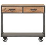 Mesa consola de madera maciza reciclada 90x35x74 cm de , Mesas auxiliares - Ref: Foro24-323516, Precio: 216,87 €, Descuento: %