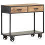 Mesa consola de madera maciza reciclada 90x35x74 cm de , Mesas auxiliares - Ref: Foro24-323516, Precio: 216,87 €, Descuento: %