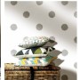 Urban Friends & Coffee Papel de pared puntos blanco y gris de , Papel pintado - Ref: Foro24-425315, Precio: 18,37 €, Descuent...