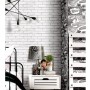 Urban Friends & Coffee Papel pintado ladrillos gris y blanco de , Papel pintado - Ref: Foro24-425320, Precio: 27,72 €, Descue...