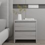 Mesita de noche madera de ingeniería gris Sonoma 45x34,5x44,5cm de , Mesitas de noche - Ref: Foro24-813040, Precio: 43,62 €, ...