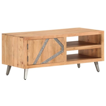 Mesa de centro de madera maciza de acacia 90x45x40cm de , Mesas de centro - Ref: Foro24-286548, Precio: 272,06 €, Descuento: %