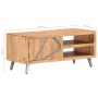 Mesa de centro de madera maciza de acacia 90x45x40cm de , Mesas de centro - Ref: Foro24-286548, Precio: 272,06 €, Descuento: %