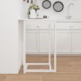 Mesa alta de bar madera maciza de pino blanca 80x80x110 cm de , Mesas de cocina y de comedor - Ref: Foro24-822183, Precio: 10...