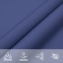 Toldo de vela triangular tela Oxford azul 5x6x6 m de , Sombrillas - Ref: Foro24-135566, Precio: 40,76 €, Descuento: %