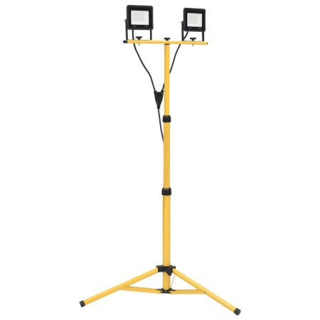 Foco LED con trípode 2x30 W blanco cálido de , Focos y reflectores - Ref: Foro24-149655, Precio: 65,04 €, Descuento: %