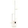 Árbol rascador para gatos de suelo a techo crema 258,5-284,5 cm de , Mobiliario para gatos - Ref: Foro24-171717, Precio: 82,9...