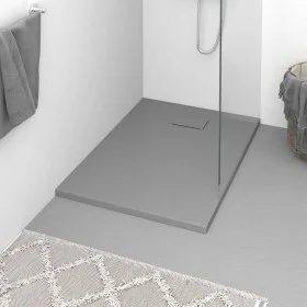 Shower tray SMC gray 100x70 cm by vidaXL, Shower trays - Ref: Foro24-148934, Price: 151,32 €, Discount: %