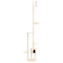 Árbol rascador para gatos de suelo a techo crema 258,5-284,5 cm de , Mobiliario para gatos - Ref: Foro24-171717, Precio: 82,9...