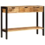 Aparador con 3 cajones madera maciza de mango 110x35x75 cm de , Aparadores - Ref: Foro24-247406, Precio: 190,60 €, Descuento: %
