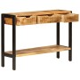 Aparador con 3 cajones madera maciza de mango 110x35x75 cm de , Aparadores - Ref: Foro24-247406, Precio: 190,60 €, Descuento: %