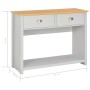Mesa consola gris 97x35x76 cm de , Mesas auxiliares - Ref: Foro24-283741, Precio: 63,61 €, Descuento: %