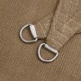 Toldo de vela HDPE gris taupe 160 g/m² 2,5x2,5x3,5 m de , Sombrillas - Ref: Foro24-311416, Precio: 18,32 €, Descuento: %