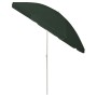 Sombrilla de playa verde 240 cm de , Sombrillas - Ref: Foro24-314705, Precio: 32,11 €, Descuento: %