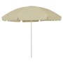 Sombrilla de playa amarillo arena 300 cm de , Sombrillas - Ref: Foro24-314707, Precio: 36,80 €, Descuento: %