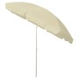 Sombrilla de playa amarillo arena 300 cm de , Sombrillas - Ref: Foro24-314707, Precio: 36,80 €, Descuento: %