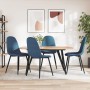 Sillas de comedor 4 unidades terciopelo azul en Sillas de comedor | Comprar online en Foru.es