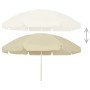 Sombrilla de playa amarillo arena 240 cm de , Sombrillas - Ref: Foro24-314711, Precio: 29,02 €, Descuento: %
