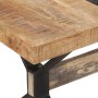 Mesa de comedor de madera de mango rugosa 160x80x76 cm de , Mesas de cocina y de comedor - Ref: Foro24-321608, Precio: 267,59...