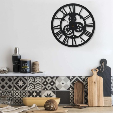 Reloj de pared acrílico negro 30 cm de , Relojes de pared - Ref: Foro24-325168, Precio: 30,42 €, Descuento: %