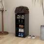 Mueble zapatero de madera contrachapada negro 31,5x35x70 cm de , Zapateros y organizadores de calzado - Ref: Foro24-808983, P...