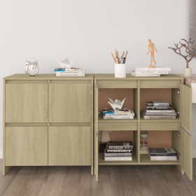 Aparadores 2 uds madera de ingeniería roble Sonoma 70x41x75 cm de , Aparadores - Ref: Foro24-3098091, Precio: 162,12 €, Descu...