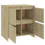 Aparadores 2 uds madera de ingeniería roble Sonoma 70x41x75 cm de , Aparadores - Ref: Foro24-3098091, Precio: 162,12 €, Descu...
