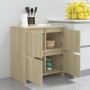 Aparadores 2 uds madera de ingeniería roble Sonoma 70x41x75 cm de , Aparadores - Ref: Foro24-3098091, Precio: 162,12 €, Descu...