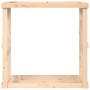Soporte para leña de exterior madera maciza pino 108x52x106 cm de , Bolsas y soportes de leña - Ref: Foro24-822626, Precio: 8...