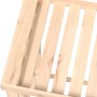 Soporte para leña de exterior madera maciza pino 108x52x106 cm de , Bolsas y soportes de leña - Ref: Foro24-822626, Precio: 8...
