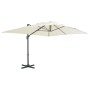 Sombrilla jardín voladiza con palo de aluminio arena 400x300 cm de , Sombrillas - Ref: Foro24-44633, Precio: 350,03 €, Descue...