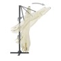 Sombrilla jardín voladiza con palo de aluminio arena 400x300 cm de , Sombrillas - Ref: Foro24-44633, Precio: 350,03 €, Descue...