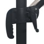 Sombrilla voladiza luces LED y poste aluminio arena 4x3 m de , Sombrillas - Ref: Foro24-47004, Precio: 412,67 €, Descuento: %