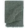 Manta de algodón verde oscuro 160x210 cm de , Mantas - Ref: Foro24-133759, Precio: 41,67 €, Descuento: %