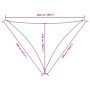Toldo de vela triangular tela Oxford rojo 4x5x5 m de , Sombrillas - Ref: Foro24-135674, Precio: 32,08 €, Descuento: %