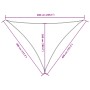 Toldo de vela triangular tela Oxford naranja 4x4x5,8 m de , Sombrillas - Ref: Foro24-135727, Precio: 29,00 €, Descuento: %