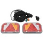Luces de remolque 2 uds bombilla LED rojo 24x5x14,5 cm 12V de , Luces para vehículos motorizados - Ref: Foro24-152899, Precio...