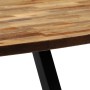 Mesa de centro ovalada de teca maciza reciclada 120x60x30 cm de , Mesas de centro - Ref: Foro24-245417, Precio: 161,58 €, Des...