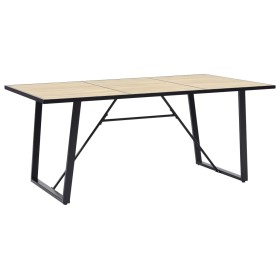 Mesa de comedor de MDF color roble 200x100x75 cm de , Mesas de cocina y de comedor - Ref: Foro24-281564, Precio: 260,73 €, De...